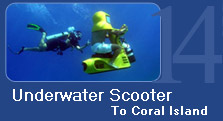 Underwater Scooter to Coral Island
