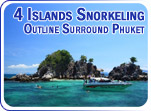 4 Islands Snorkeling Outline Surround Phuket